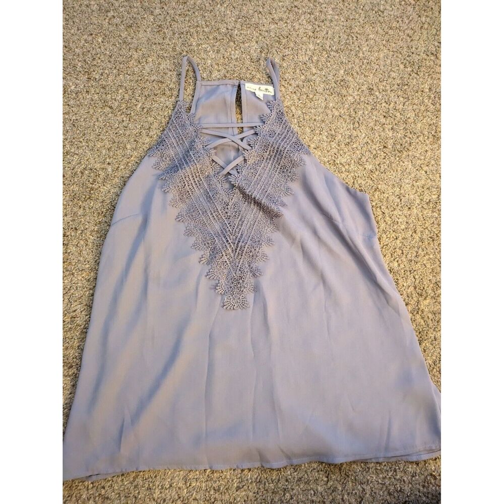 Nine Britton Lilac Tank Lace Detailed M